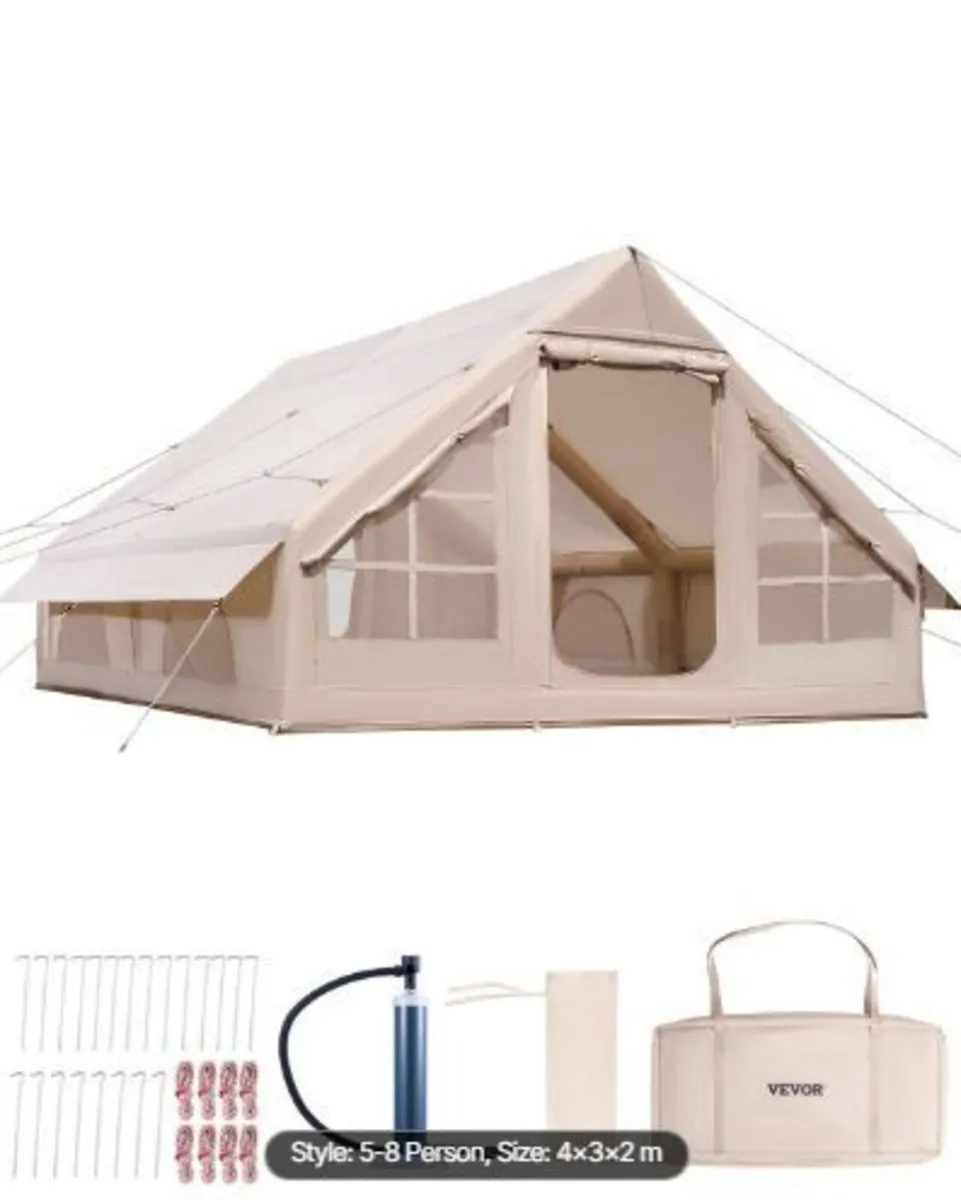 Inflatable Tents for Camping, 5-8 Person - Image 3