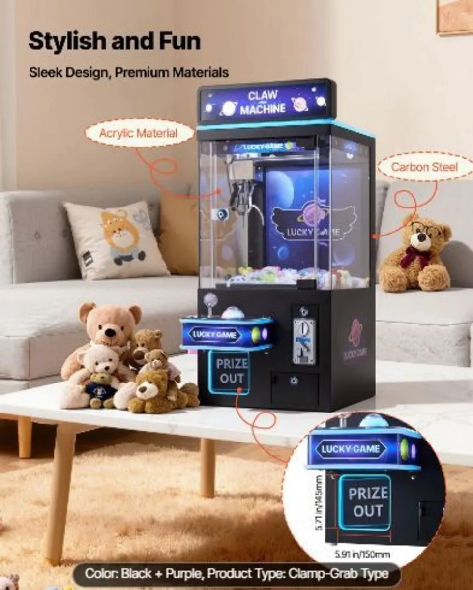 Claw Crane Machine, Medium-Sized - Image 4
