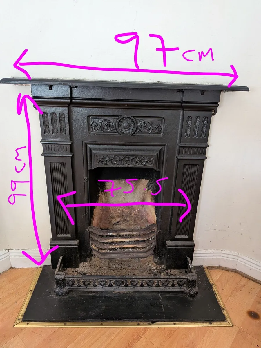 Cast iron fireplace - Image 3