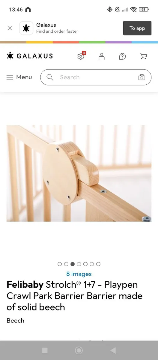 Play pen, enclosed play area - Image 1