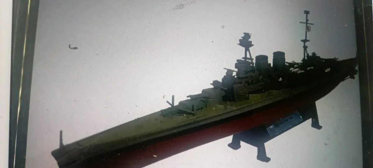 HMS HOOD 1920 1:1000 SCALE BATTLE SHIP. - Image 3