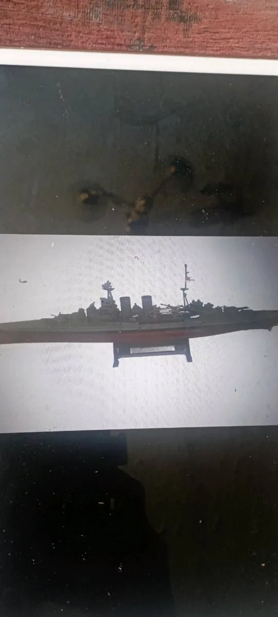 HMS HOOD 1920 1:1000 SCALE BATTLE SHIP. - Image 4