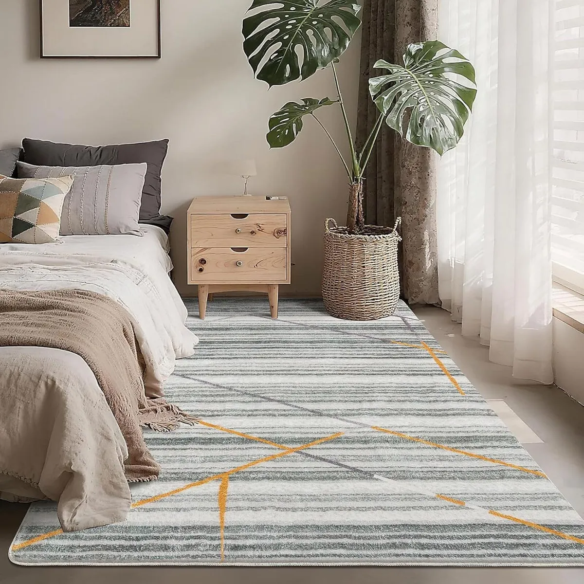 Rugs Living Room Bedroom Rug Modern Short Pile - Image 2