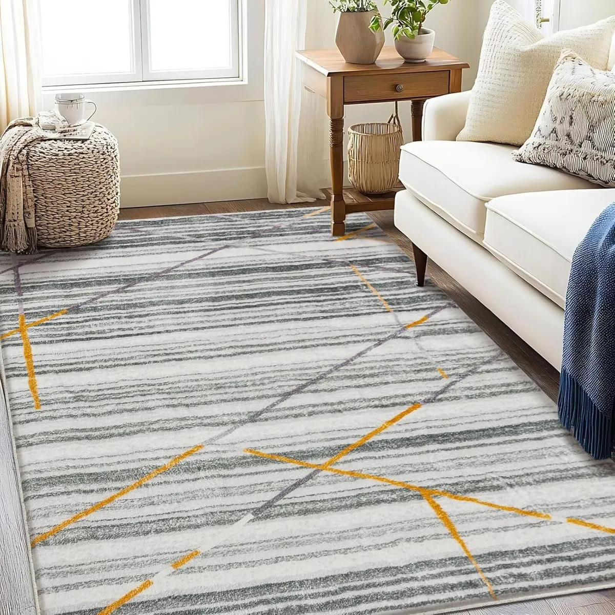 Rugs Living Room Bedroom Rug Modern Short Pile - Image 1