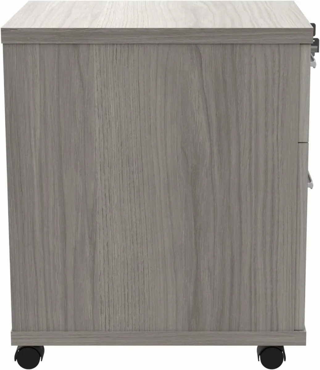 Essentials Heavy Duty 2 Drawer Mobile Pedestal A4 - Image 4