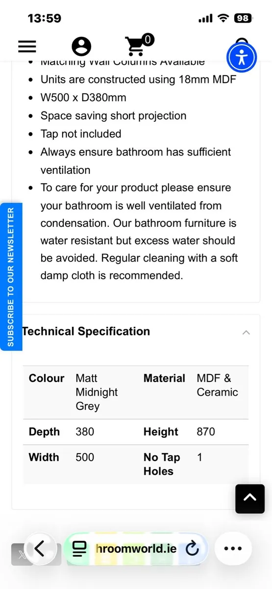 Bathroom vanity unit - Image 3