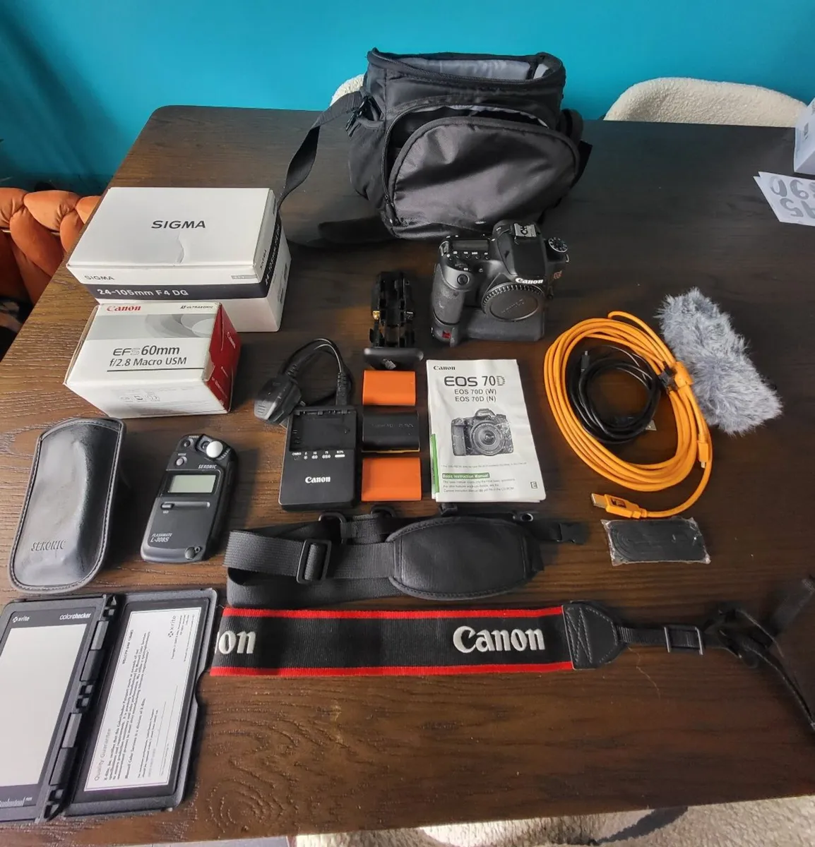 Canon EOS 70D Camera -Lenses and Accessories - Image 1