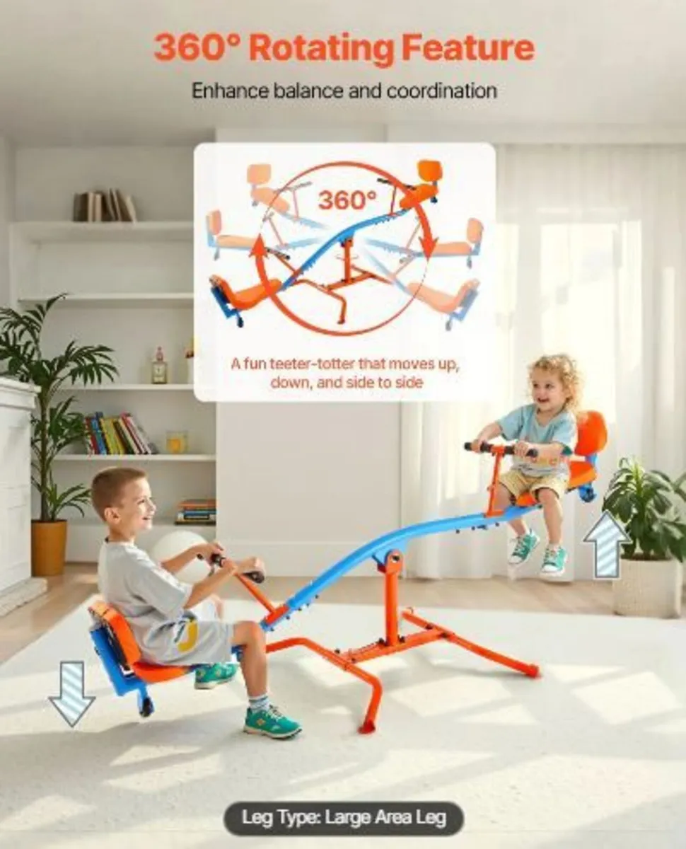 Kids Seesaw, 136 kg Load Capacity - Image 1