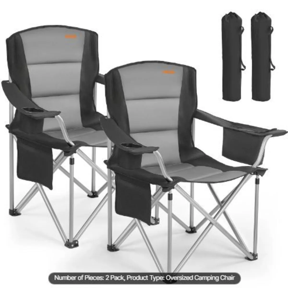 Oversized Camping Chairs, 204 kg Heavy - Image 1