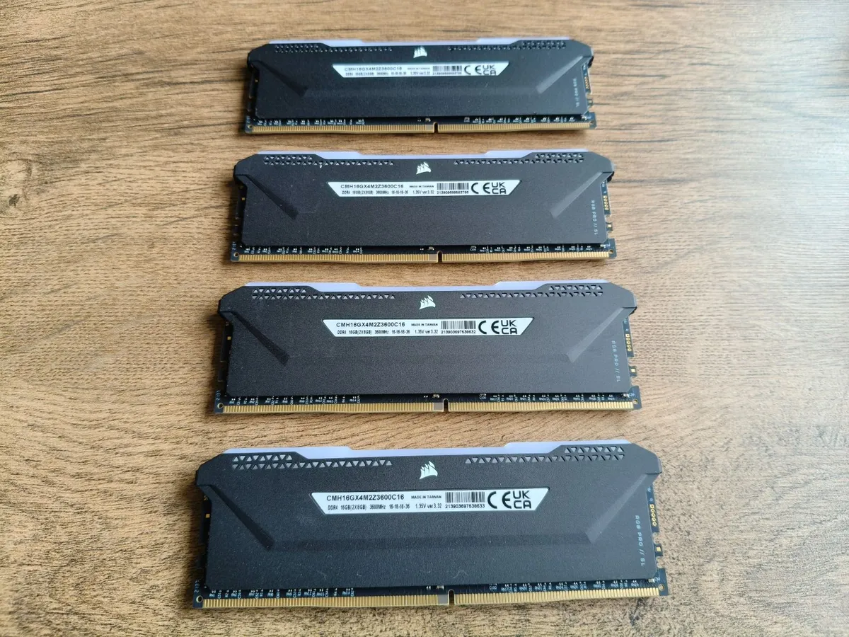32GB (4x8GB) Corsair Vengeance RGB Pro SL 3600MHz - Image 2