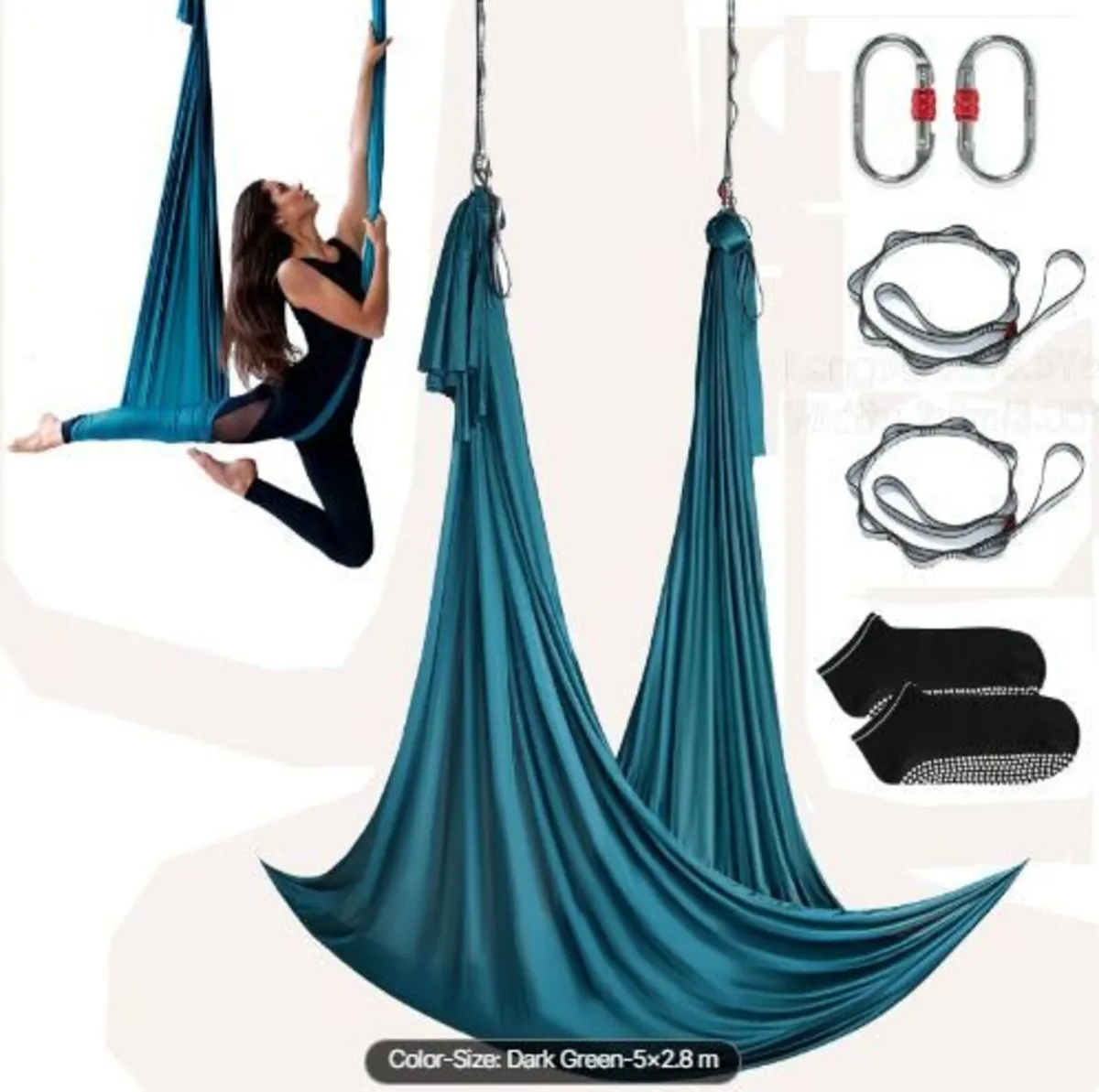 Aerial Yoga Hammock & Swing, 5.5 Yards - Image 4
