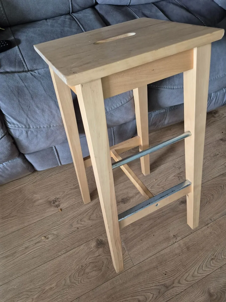 Ikea Wooden Bar Stools x 2