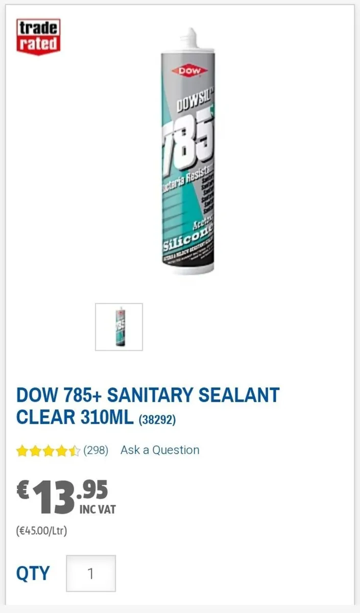 Brand New White silicone sealant DOWSIL 24pcs - Image 2