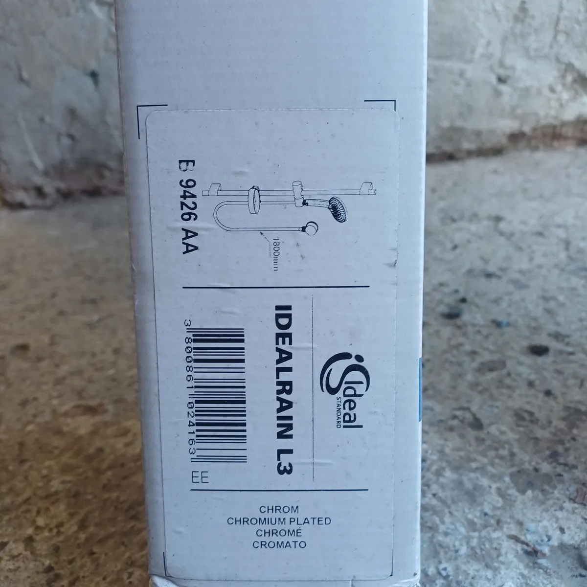 Ideal Standard Shower kit L3.  Hose and bracket. - Image 1
