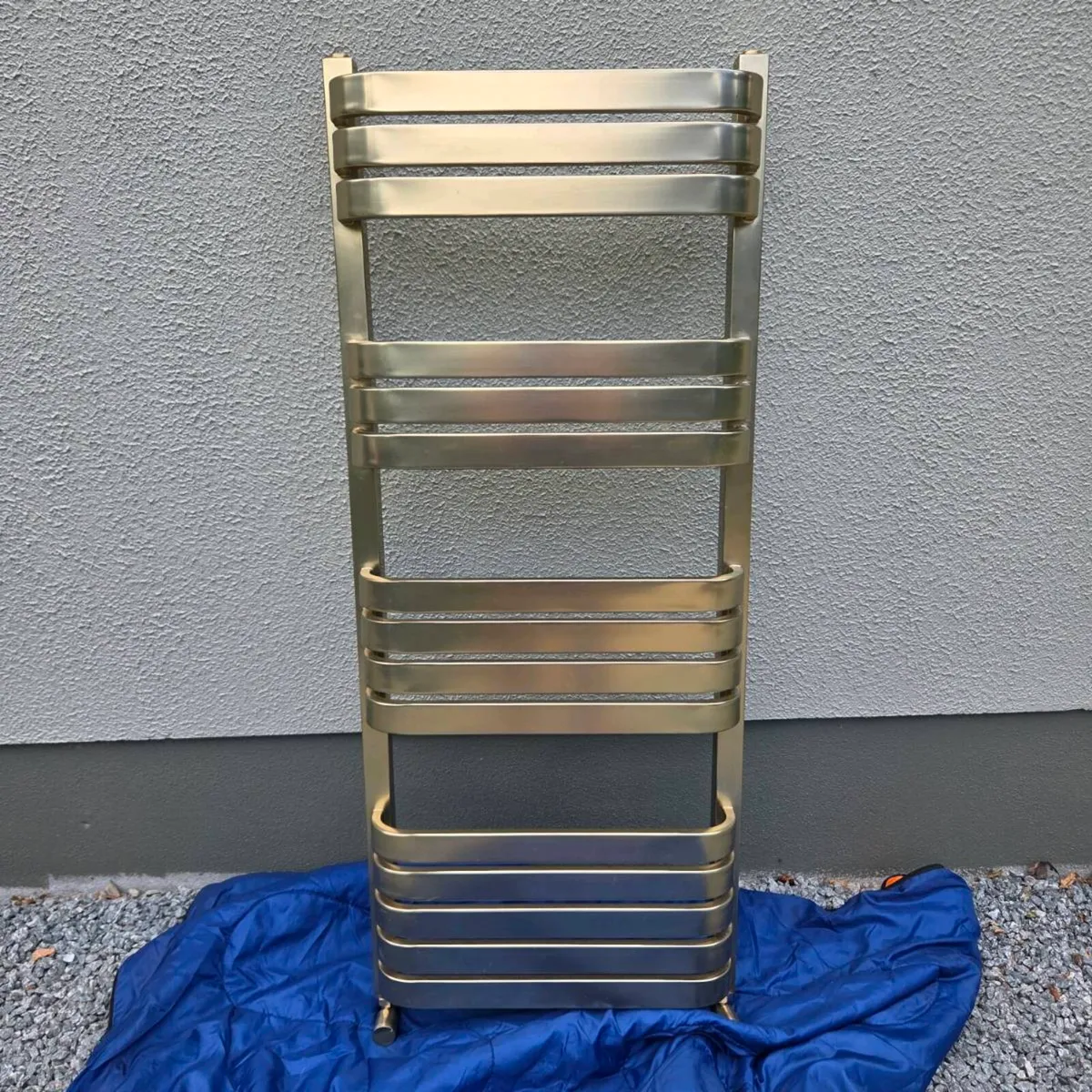 Heated Towel Rail/ Radiator– Brushed Brass - Image 2