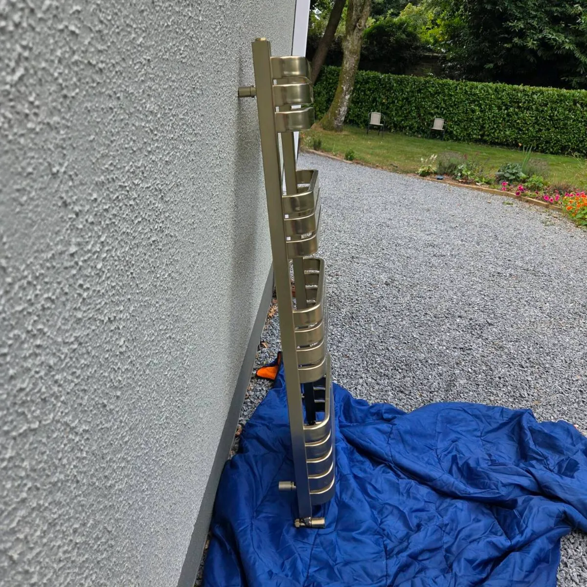 Heated Towel Rail/ Radiator– Brushed Brass - Image 3