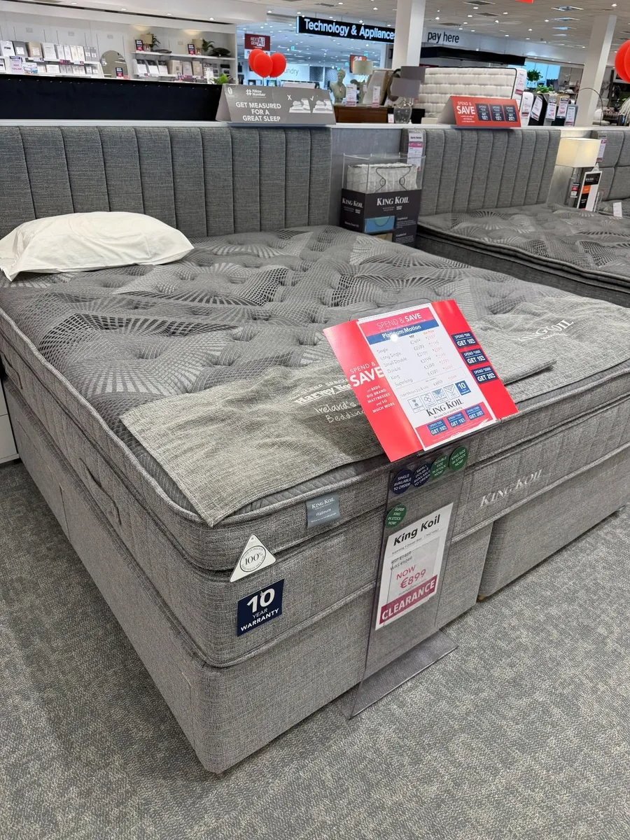 King Koil Platinum Mattress & Base - King 5ft - Image 1