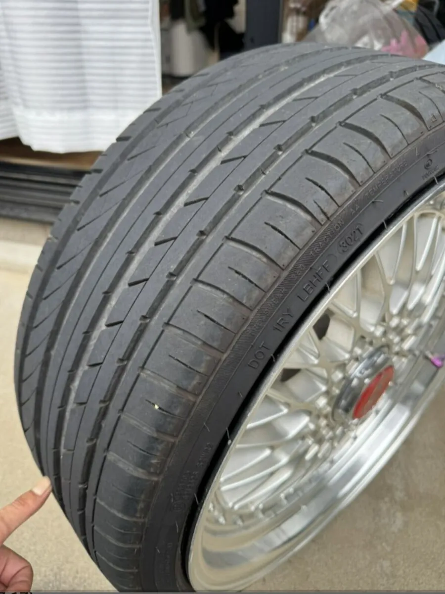 19 Inch BBS Super RS Wheels with Tires - Image 3