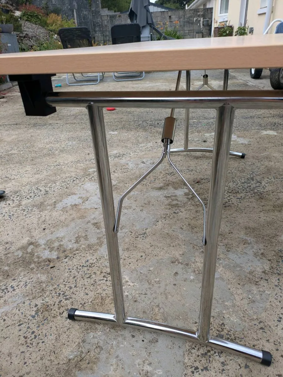 Large desk /Folding meeting table - Image 4
