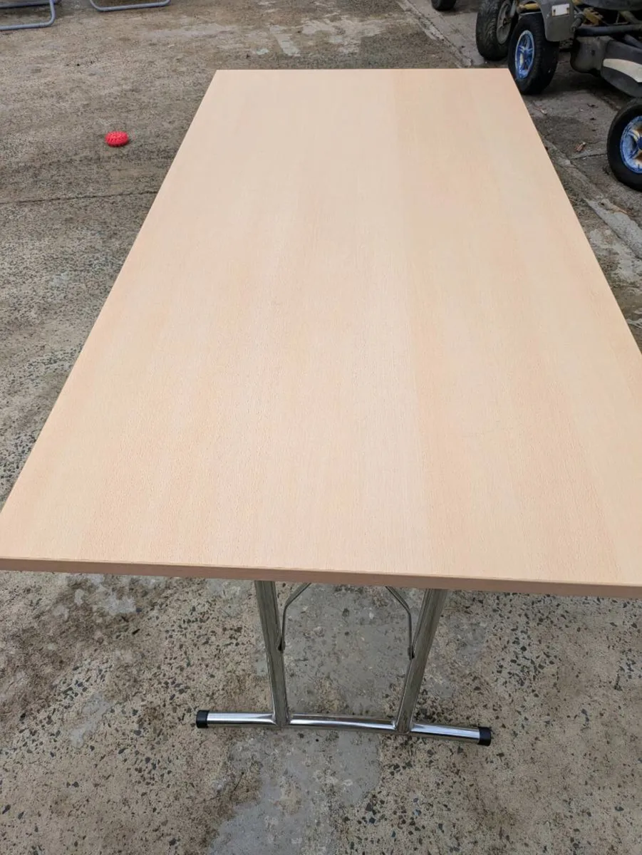 Large desk /Folding meeting table - Image 1