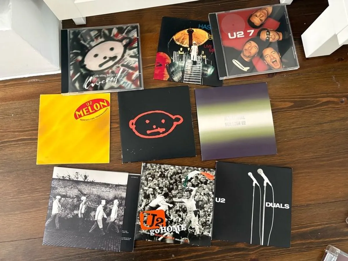 U2 CDs and DVDs for sale as one lot - Image 2