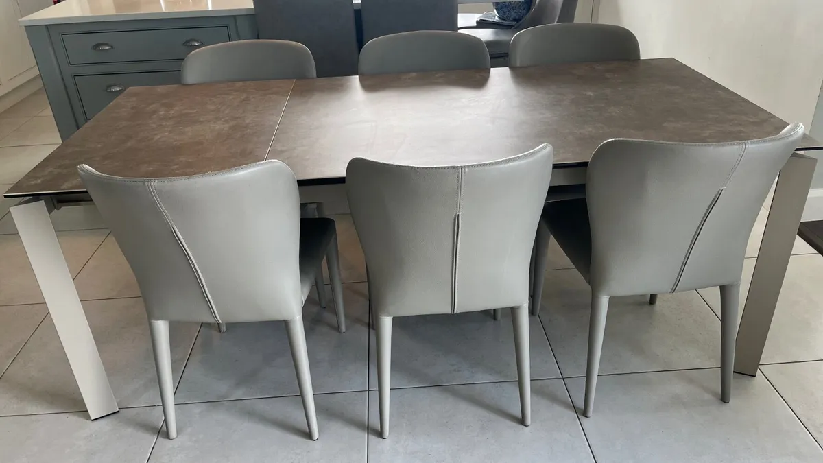 Dining Table and Chairs ( x 6) - Image 4
