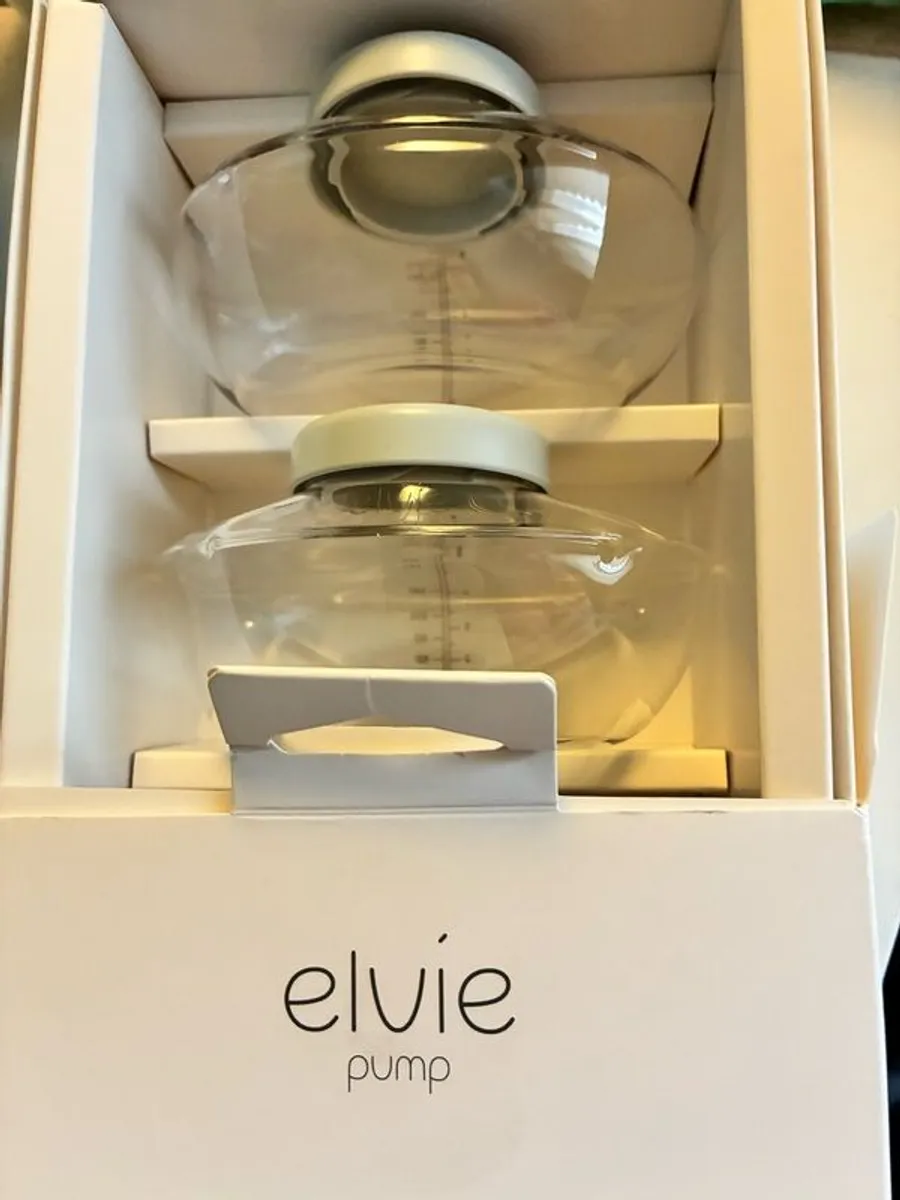 Elvie Single Electric Breast Pump and NEW PARTS - Image 3