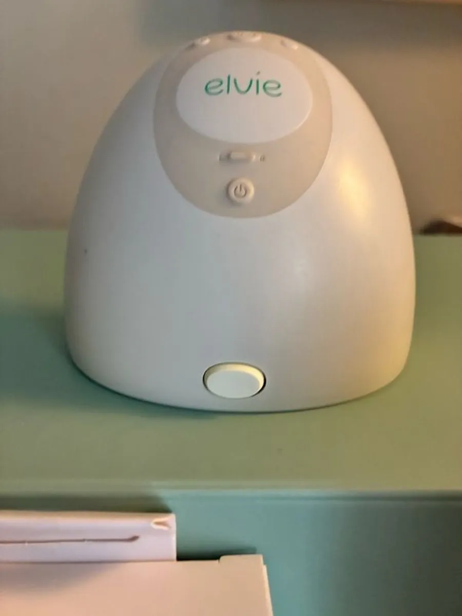 Elvie Single Electric Breast Pump and NEW PARTS - Image 4