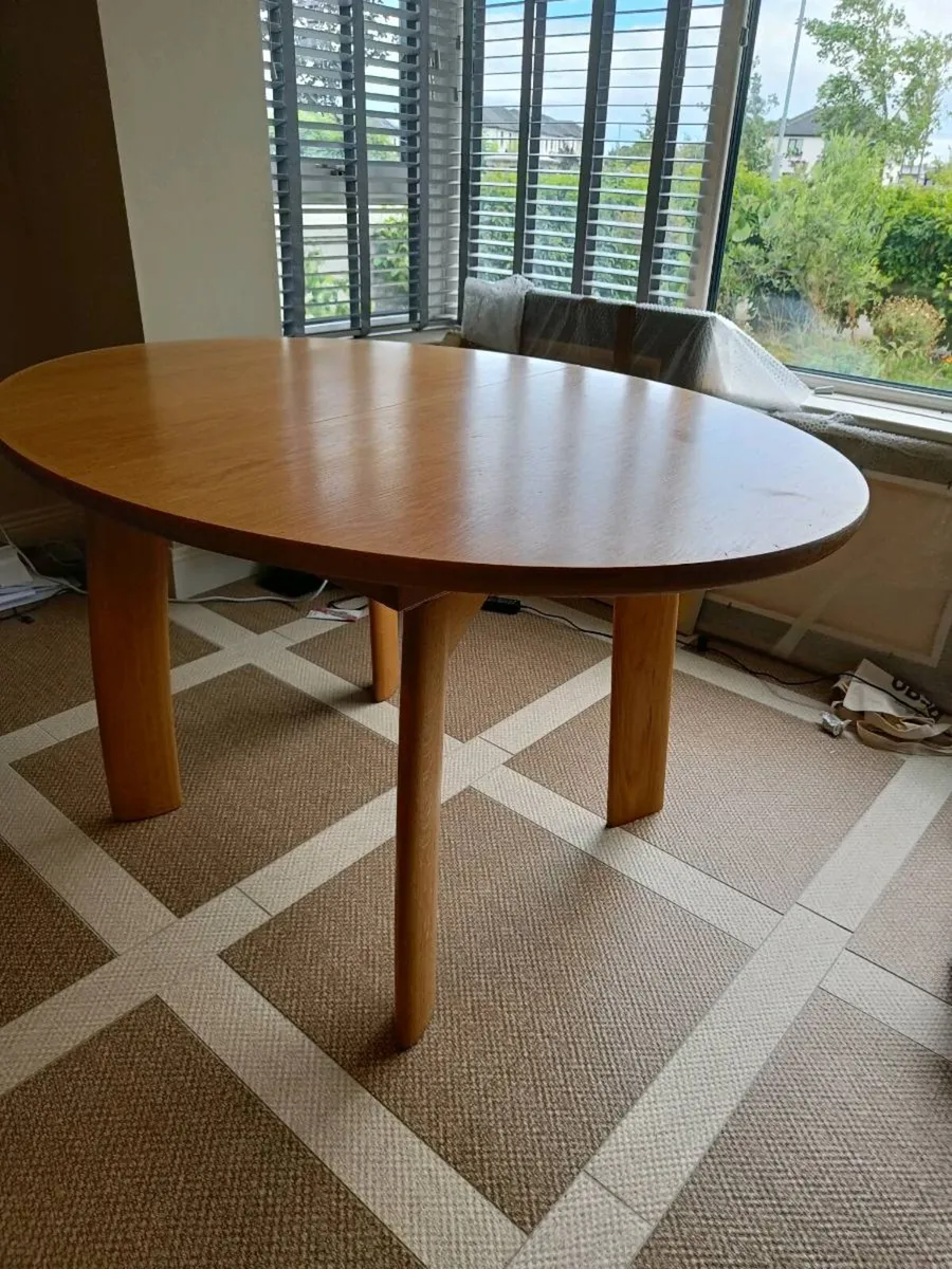 Skovby Original Oval Extendable dining table - Image 1