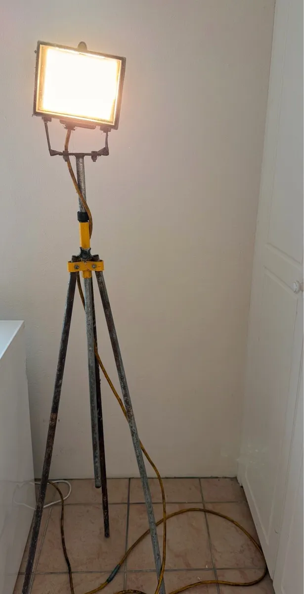 Light with tripod