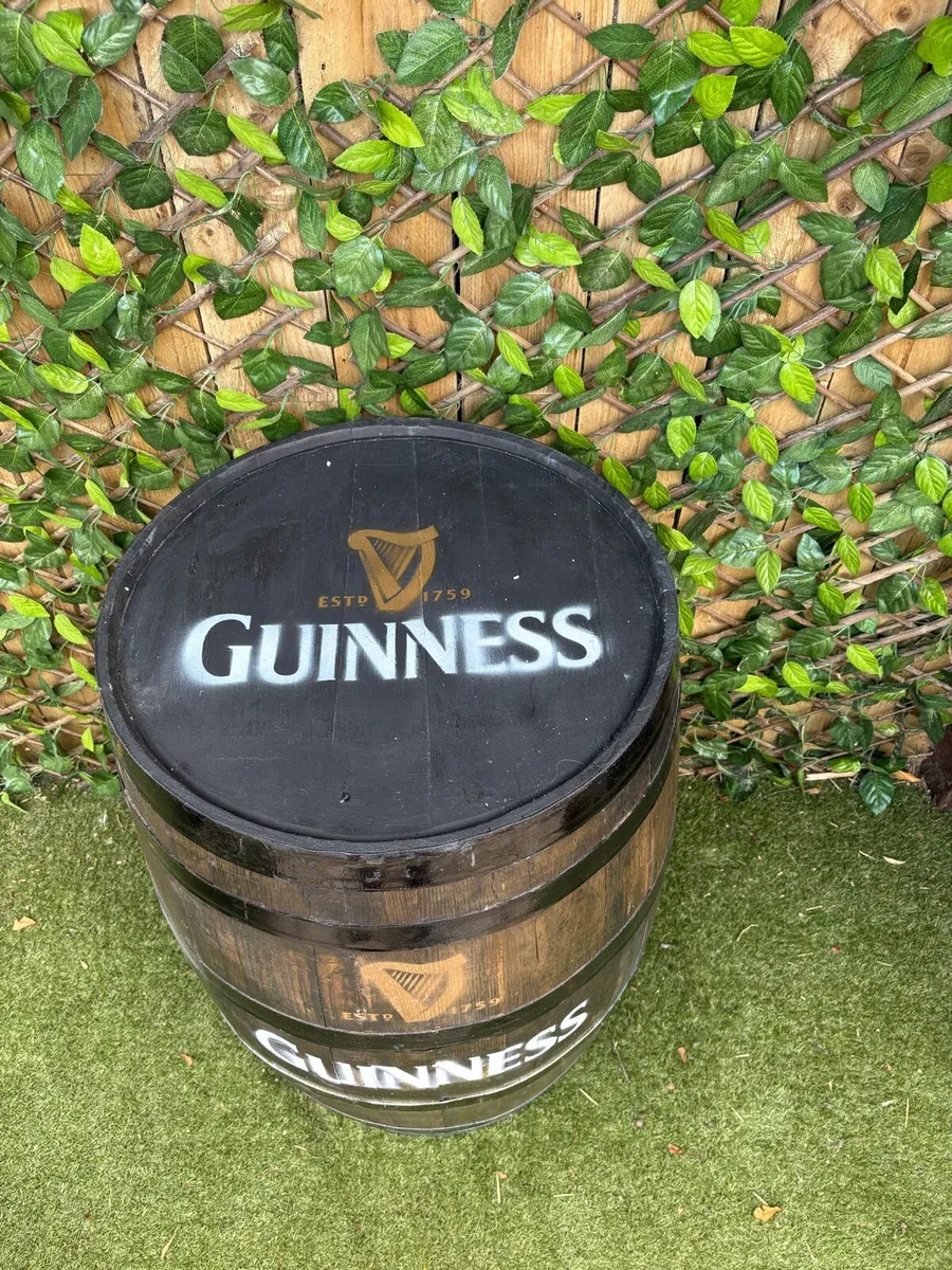 Whiskey barrel tables - Image 2
