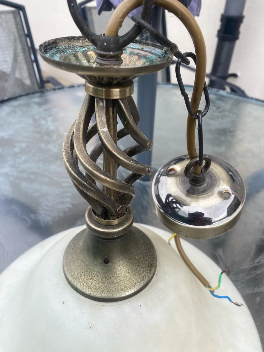 Antique ceiling light - Image 2