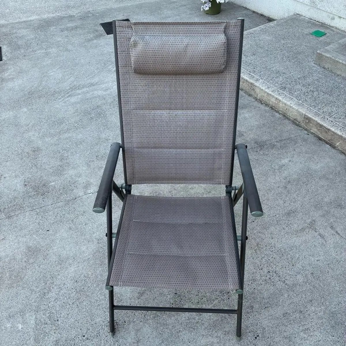 6 x folding Garden chairs - Image 1