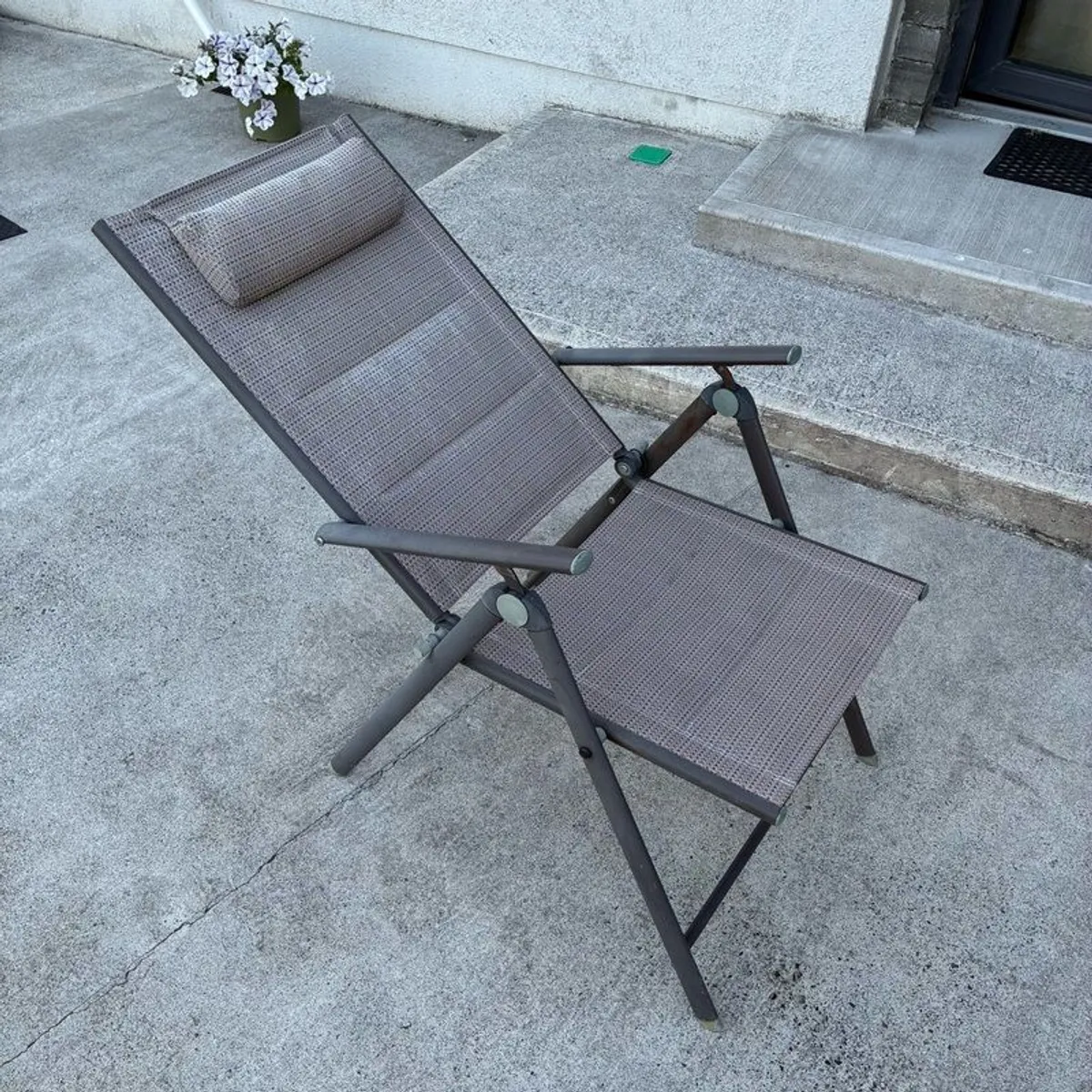 6 x folding Garden chairs - Image 3