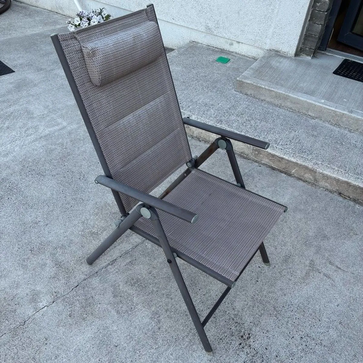 6 x folding Garden chairs - Image 4