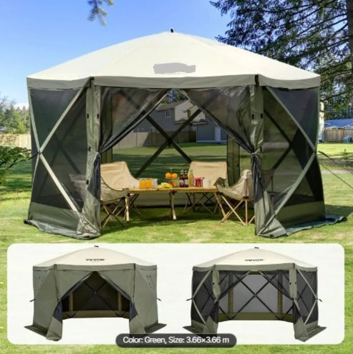 Pop Up Gazebo Tent, Pop-Up Screen - Image 4