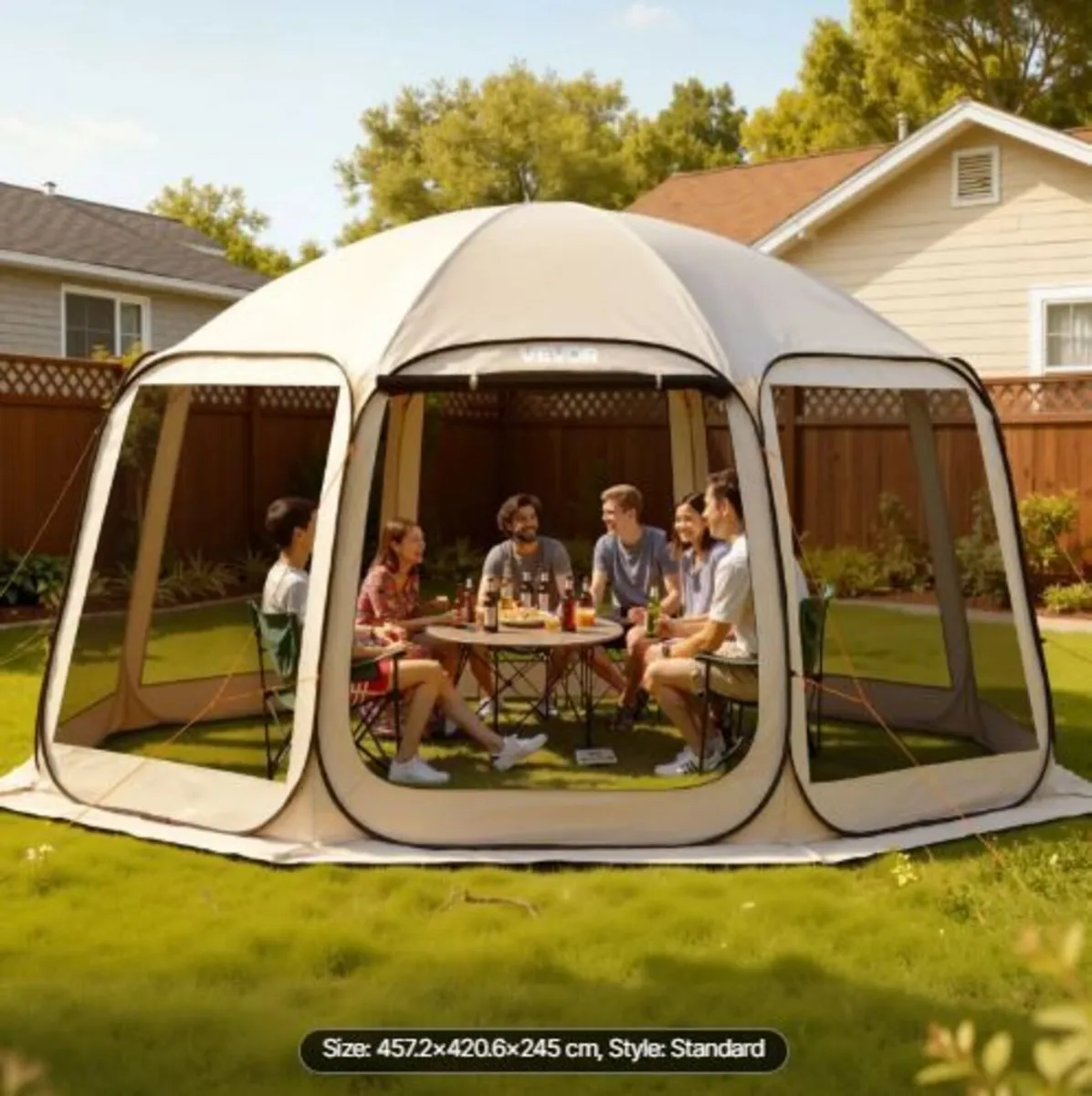 Screen House Tent, 4500 x 4250 x 2450 mm - Image 1