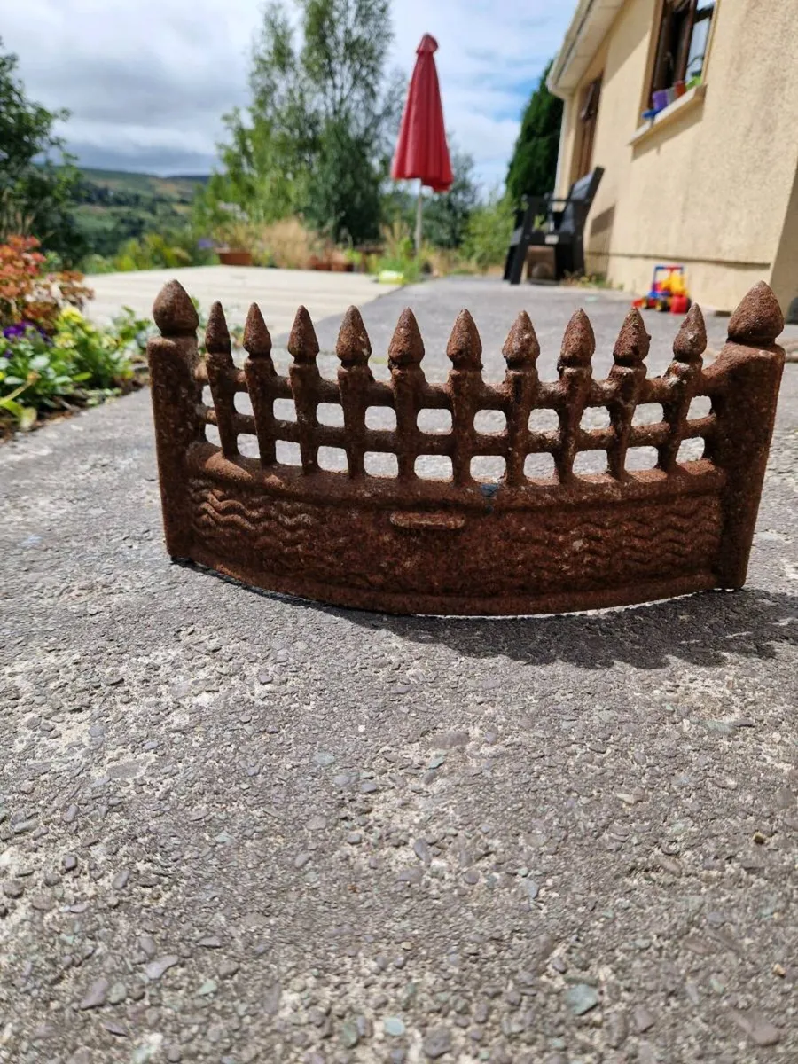Salvaged fire grate - Image 1