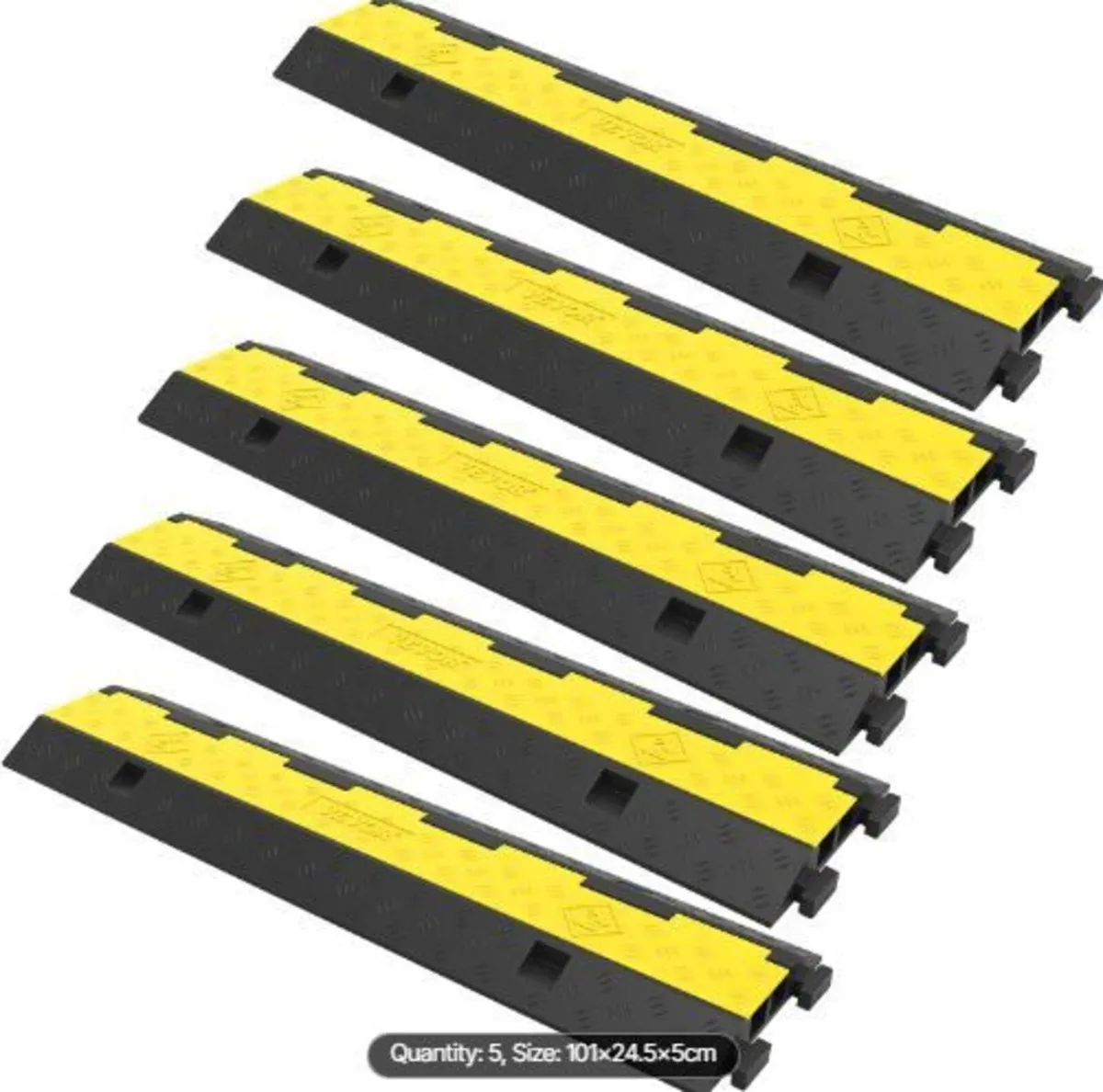 Cable Protector Ramp 101x24.5x5 cm , 5 Packs - Image 3