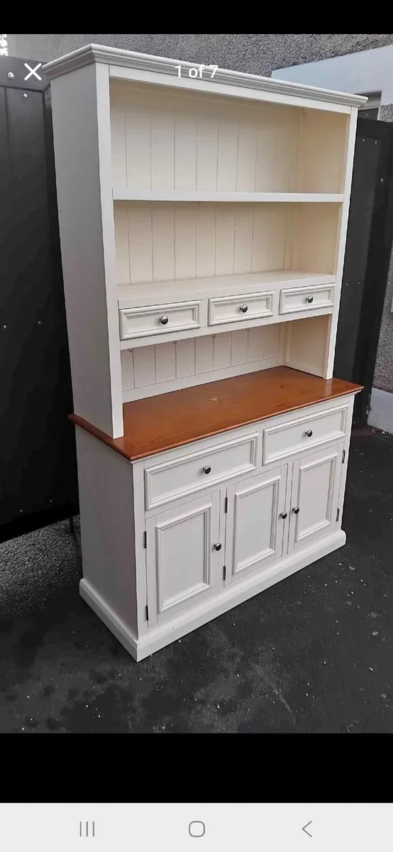 Cream kitchen dresser