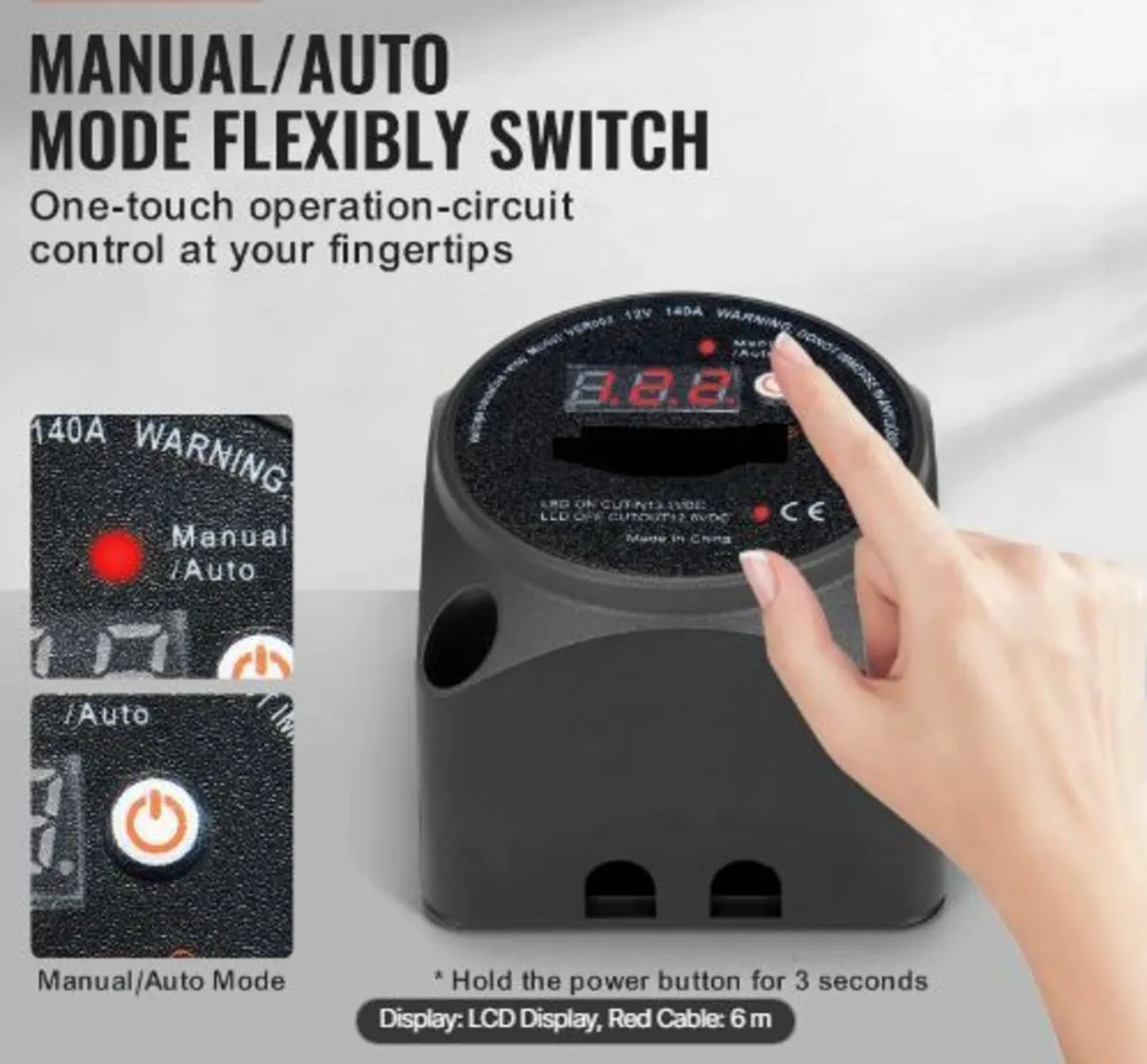 Dual Battery Isolator Kit, 12V 140Amp - Image 2
