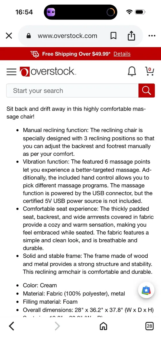 Recliner chair - Image 3