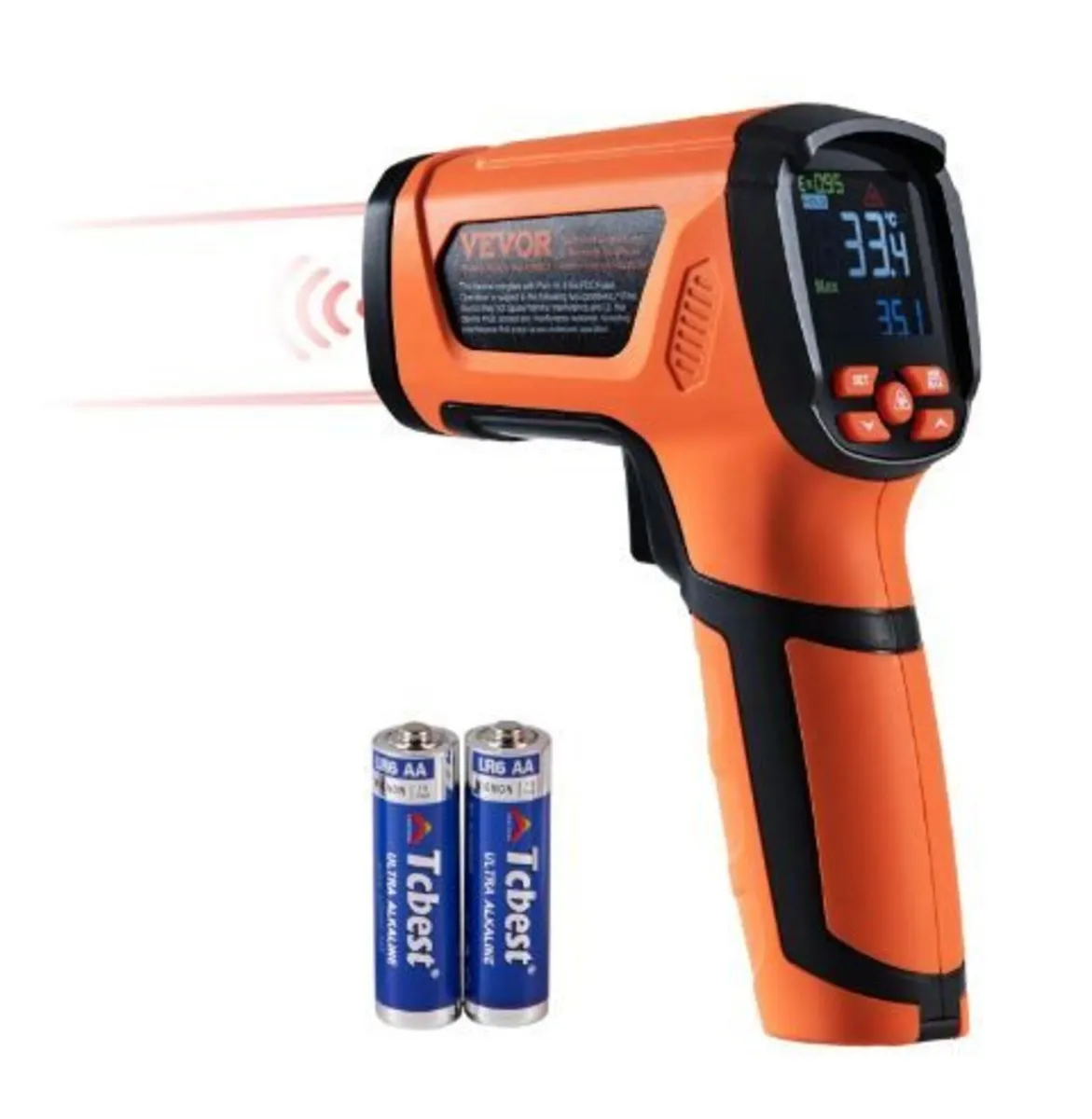 Infrared Thermometer, -40~2732°F Dual Laser - Image 1