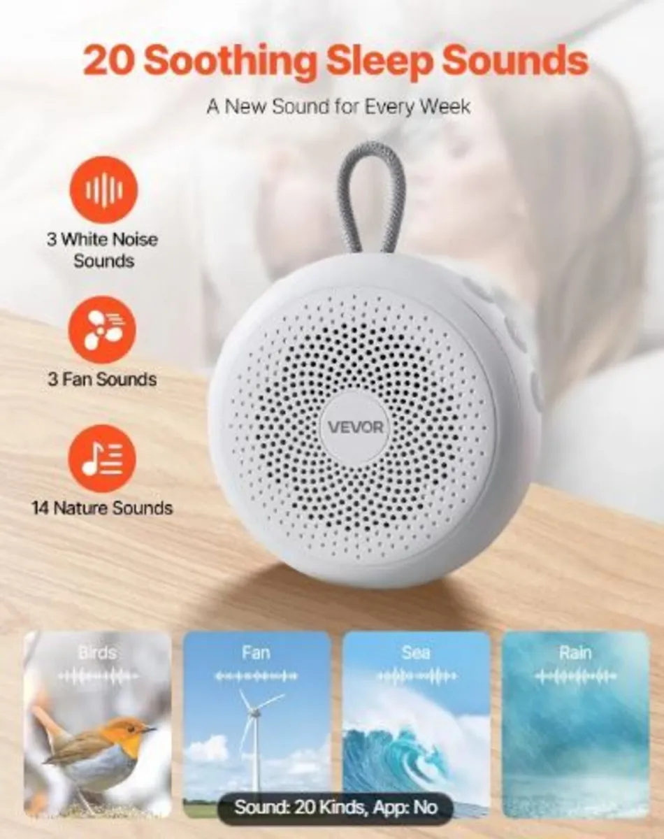 Sound Machine, 20 Soothing Sleep Sounds - Image 2