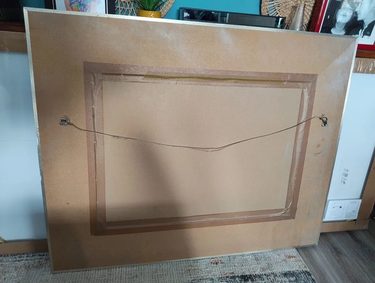 Large Silver Wall Mirror - Image 2
