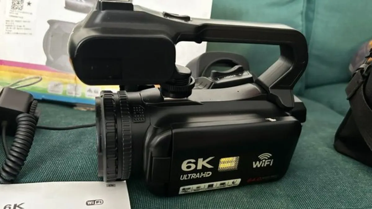 * Pro-Grade 6K  with WIFI Camcorder as new in box - Image 1