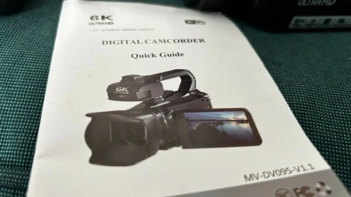 * Pro-Grade 6K  with WIFI Camcorder as new in box - Image 3