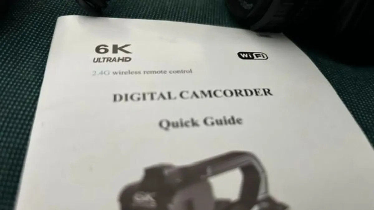 * Pro-Grade 6K  with WIFI Camcorder as new in box - Image 4