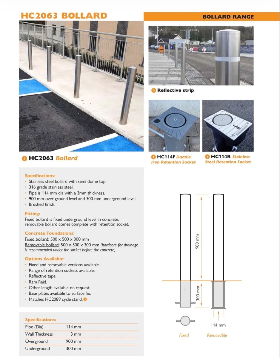 Stainless steel Bollards - Image 4