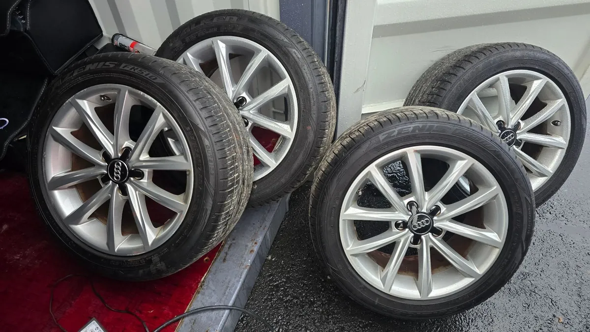 Genuine AUDI Alloys 17" & FALKEN Tyres - Image 1